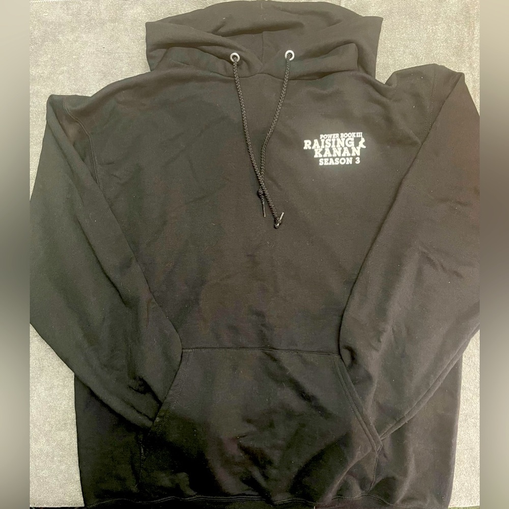 Champion 50/50 Cot/Pol Hoodie. "Power:Book 3 Raising Kanan". *Like New* Size L